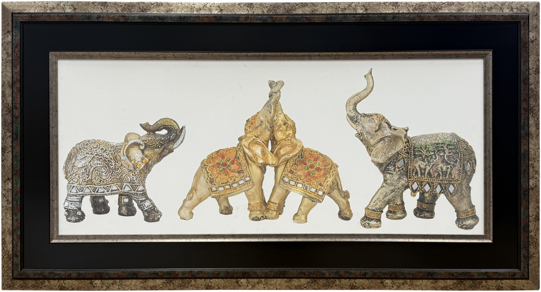 WALL ART - Elephants of Good Fortune