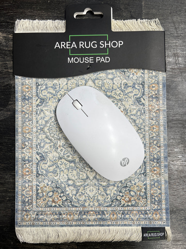 Rug Mouse Pad - Blue Traditional