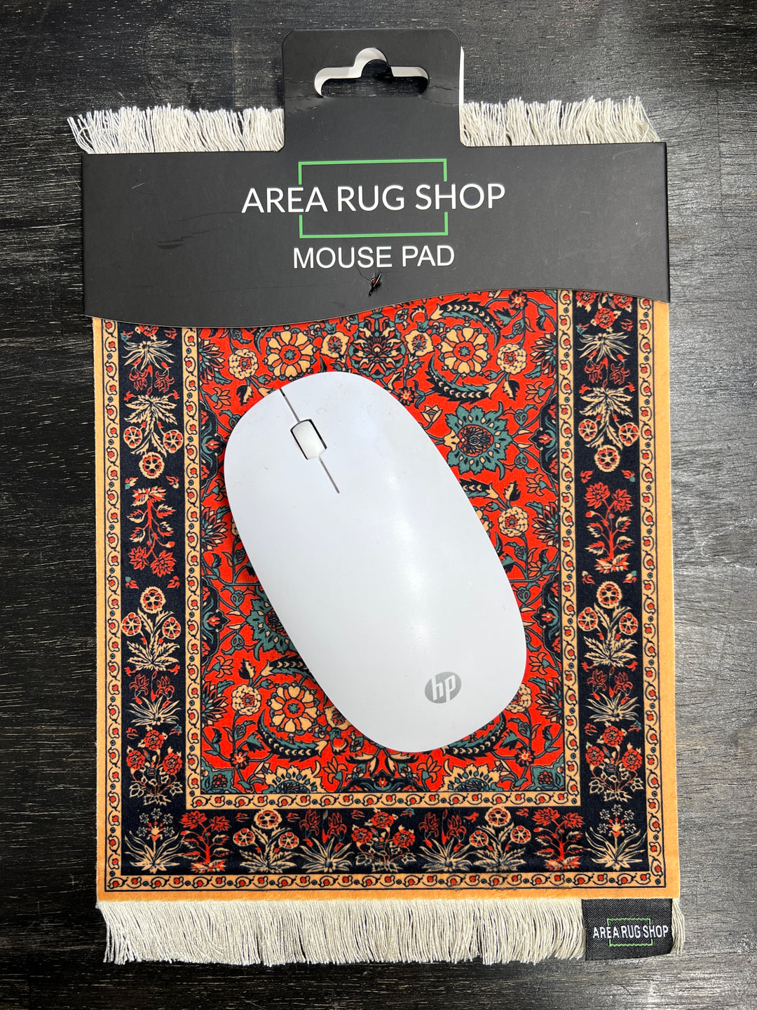 Rug Mouse Pad - Red Centre Traditional Style