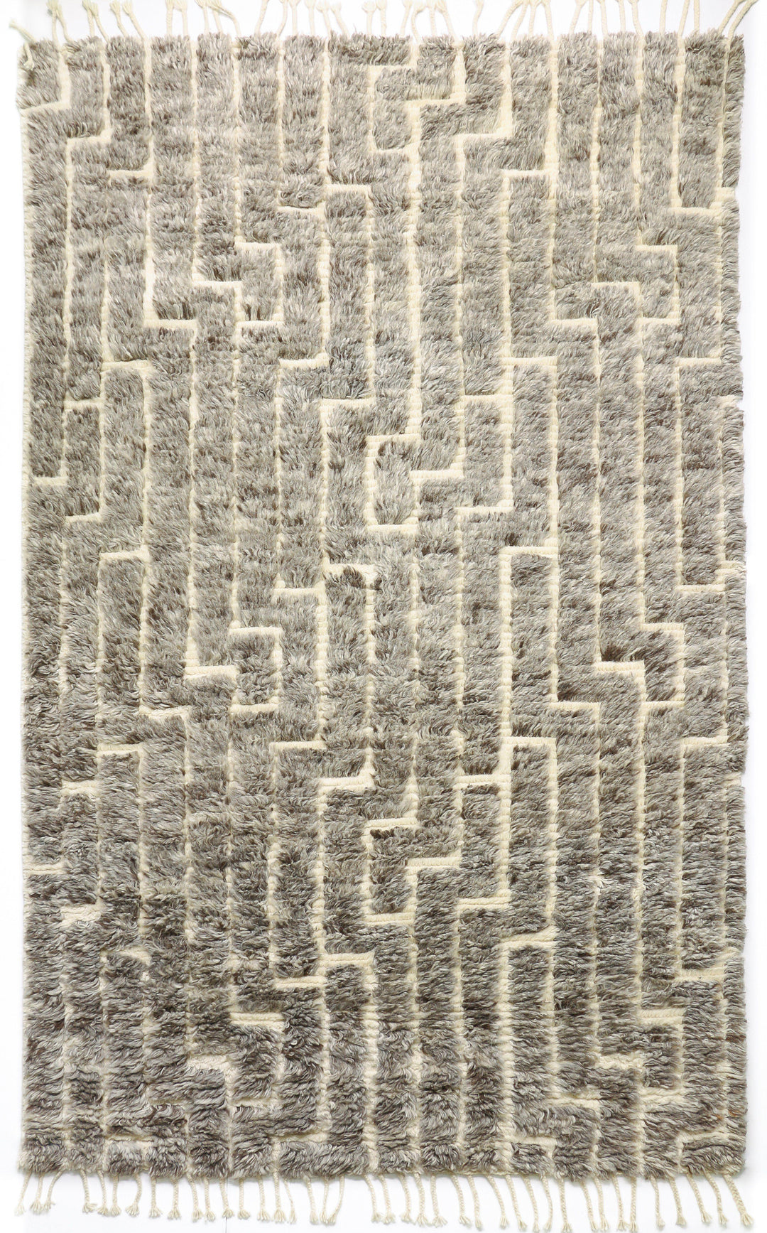 Boho Chic Grey Maze - Area Rug Shop