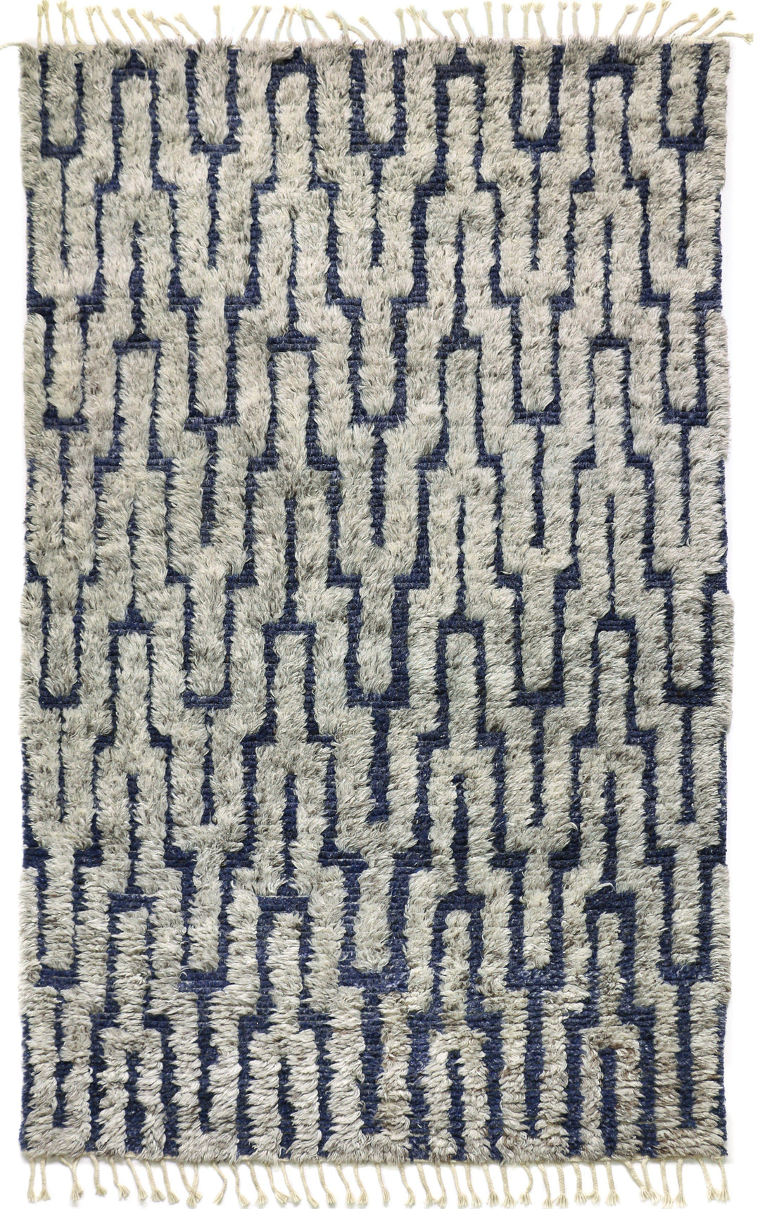 Boho Chic Navy Trellis - Area Rug Shop