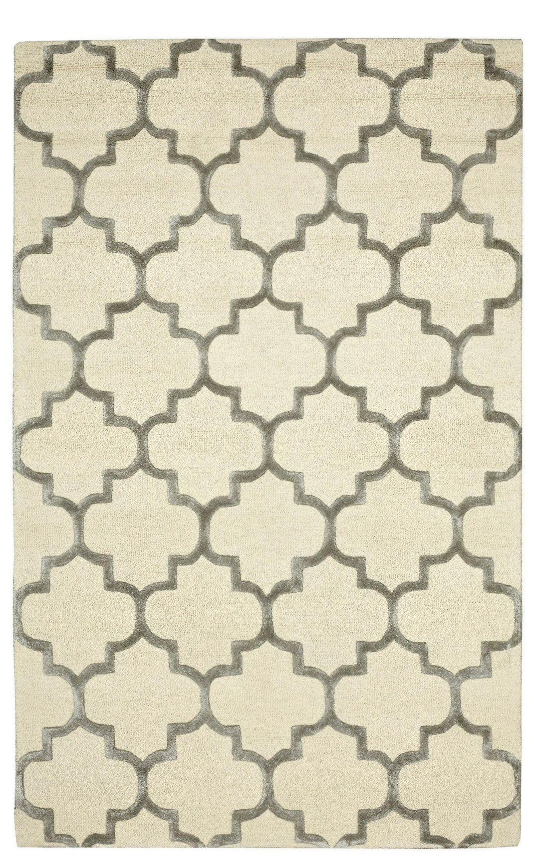 Casa Wool Ivory/Grey - Area Rug Shop