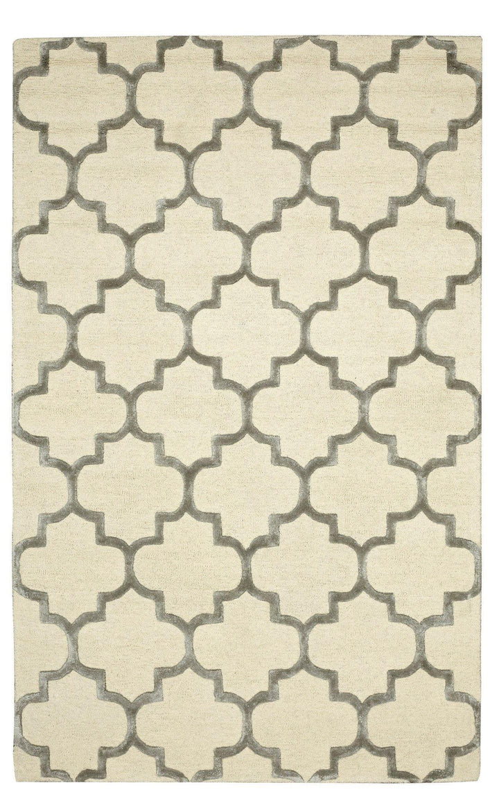 Casa Wool Ivory/Grey - Area Rug Shop
