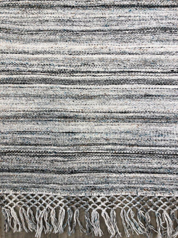 Dhurry Silver/Turquoise