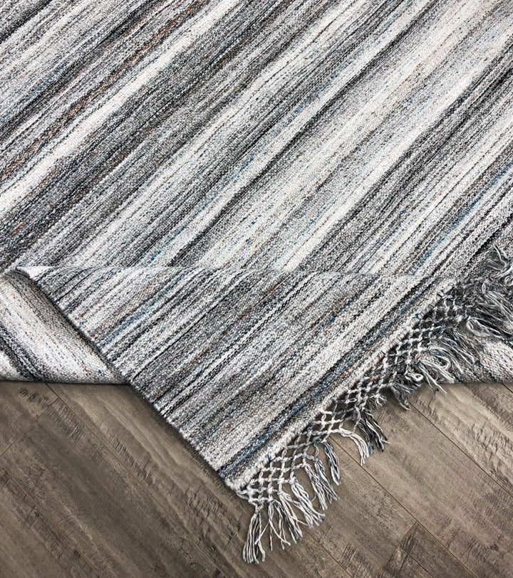 Dhurry Silver/Turquoise