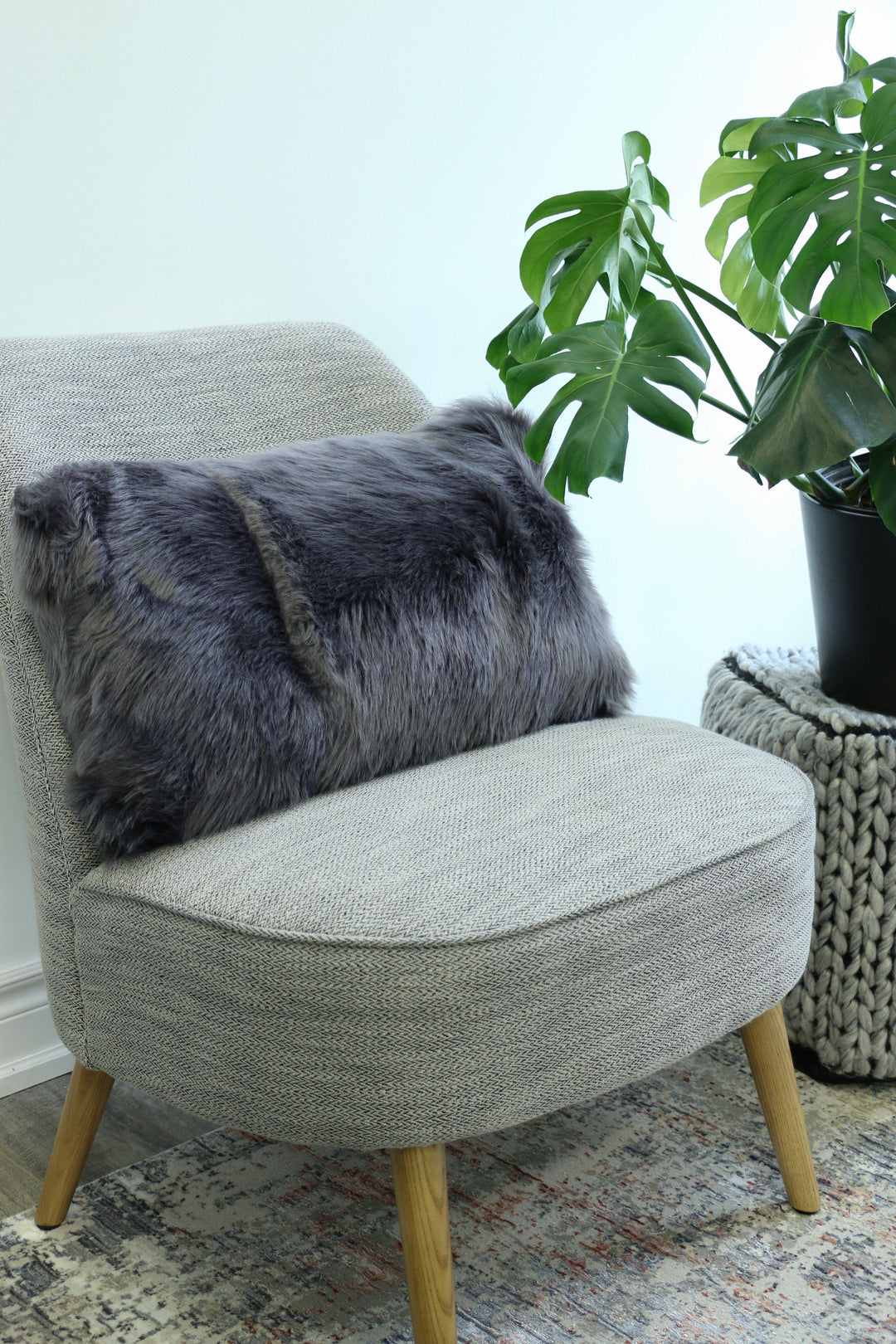 Lynx Pillow Grey - Area Rug Shop