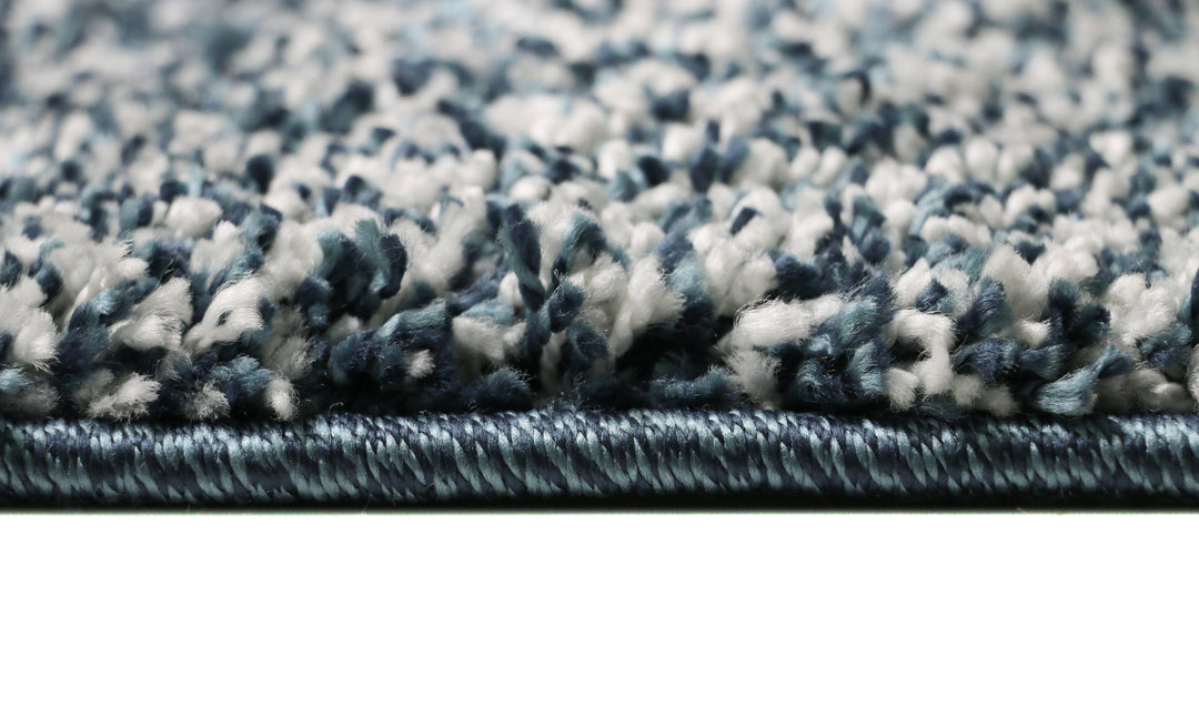 Pixel Cream / Dark Blue - Area Rug Shop
