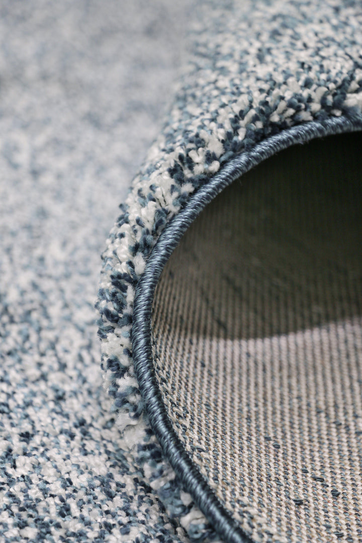 Pixel Cream / Dark Blue - Area Rug Shop
