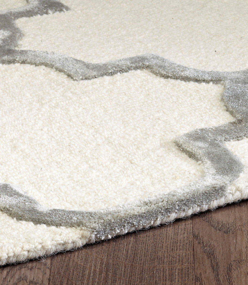 Casa Wool Ivory/Grey - Area Rug Shop