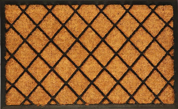 Welcome Mat (Rubber Border) "Tiny Diamond"