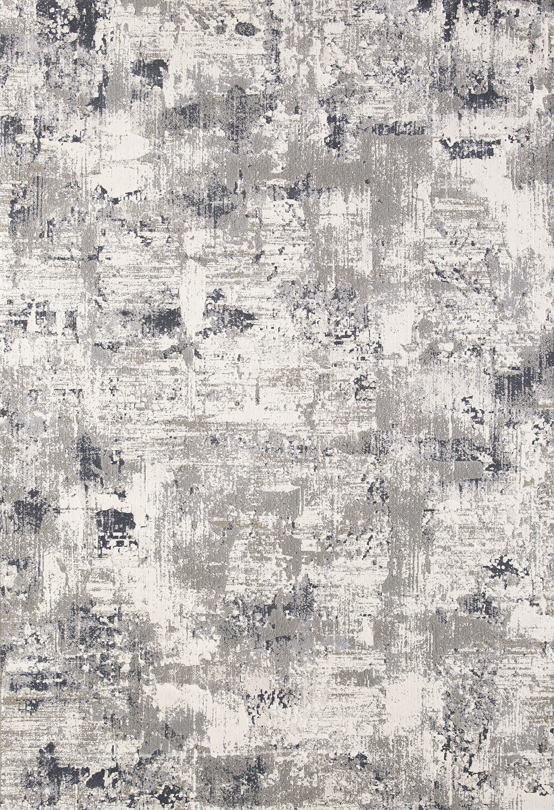 Ginza 682A cream grey taupe and black abstract area rug