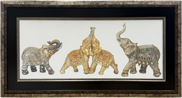 WALL ART - Elephants of Good Fortune