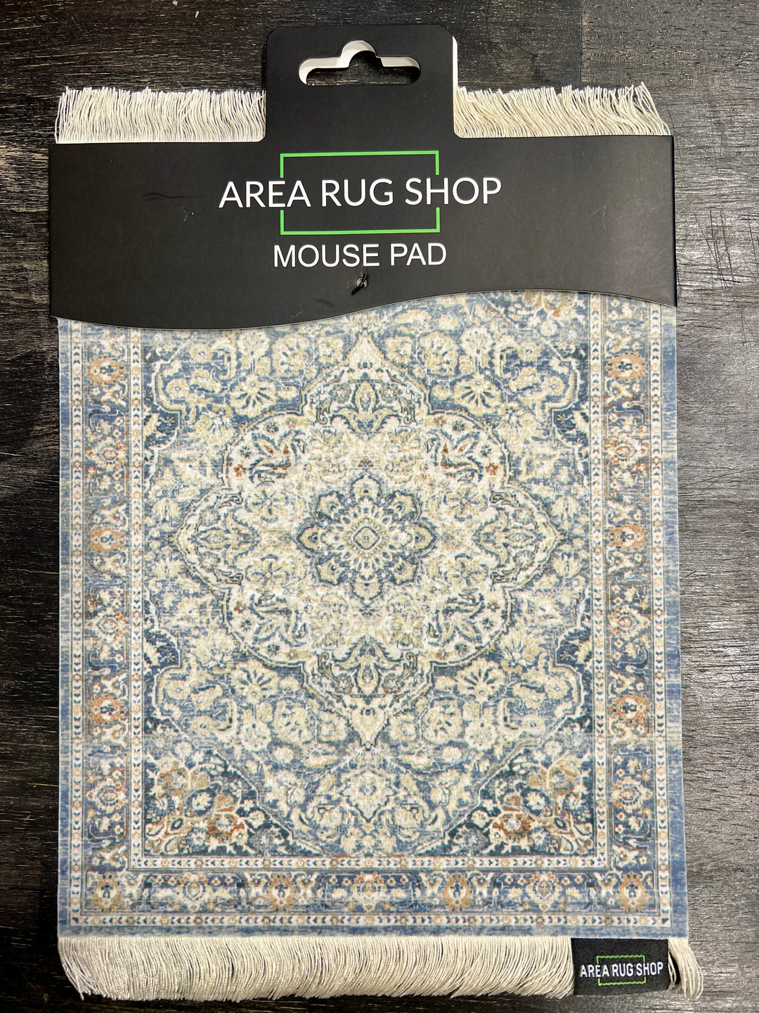 Rug Mouse Pad - Blue Traditional