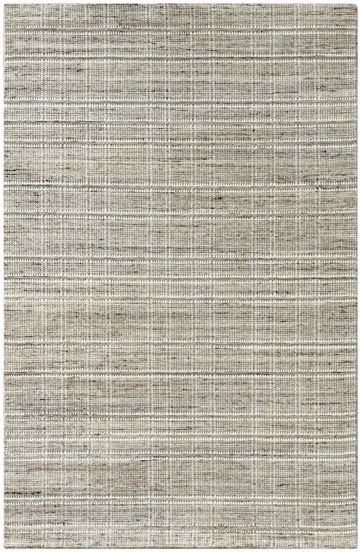 Linea Rugs Linea Beige - Hand-Loomed, Natural Wool Plaid Rug – Area Rug Shop