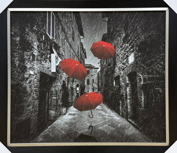 WALL ART - A Storm of Scarlet