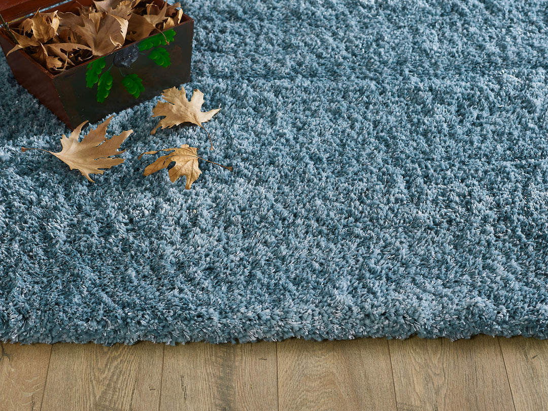 Plain Shag Light Turquoise