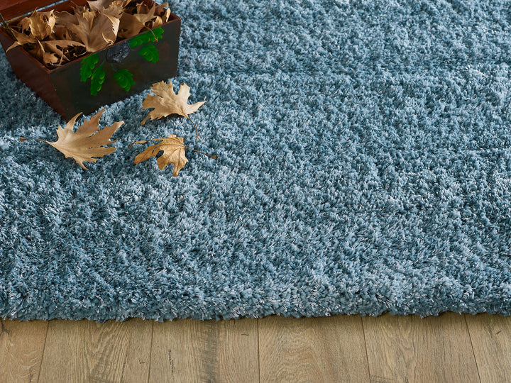 Plain Shag Light Turquoise