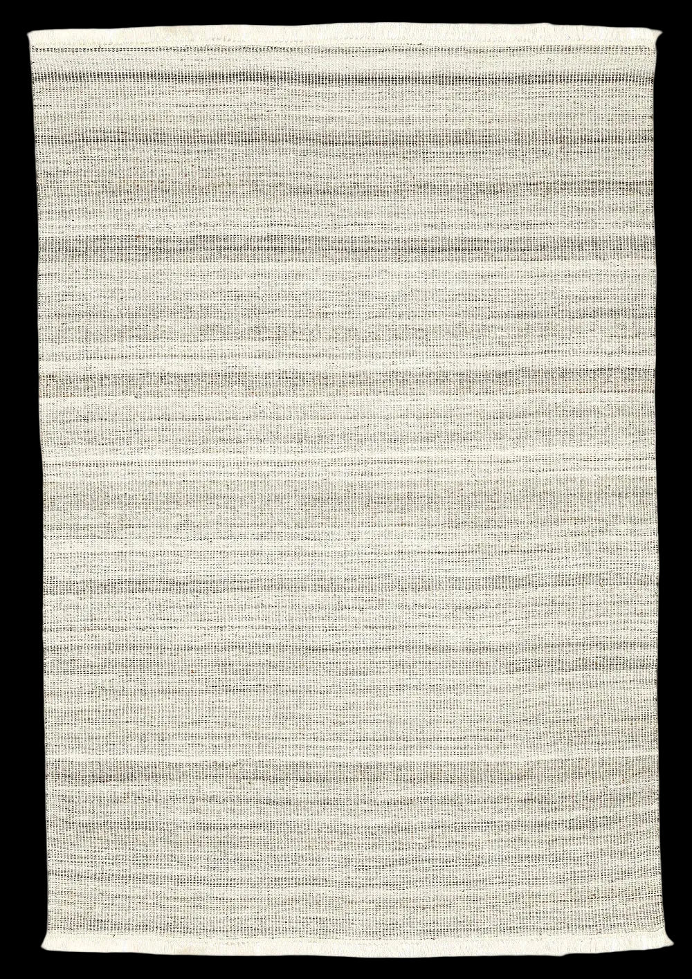 Textured area rug with a neutral colours, recycled polyester, easy clean, reversible