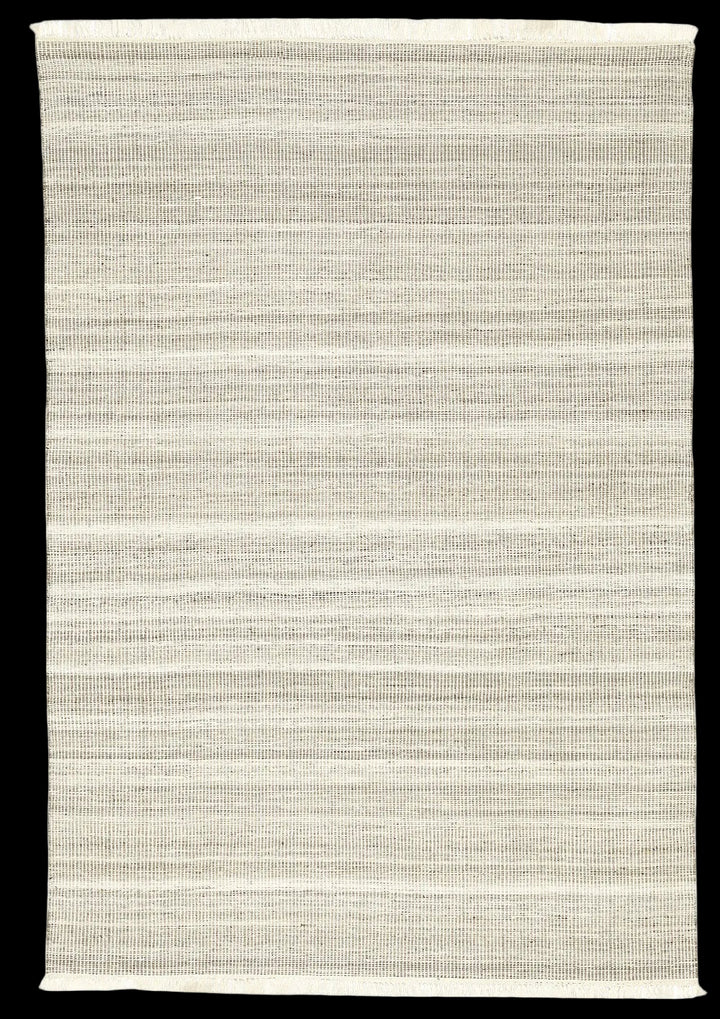 Textured rug with a neutral color palette, easy clean, reversible