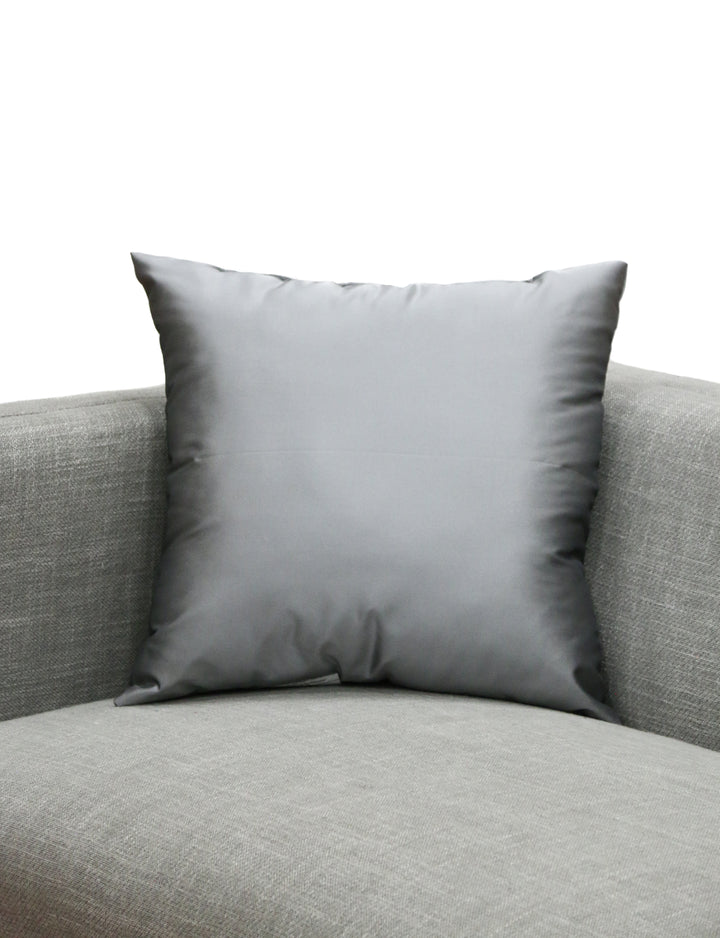 Accent Pillow - Grey Silk