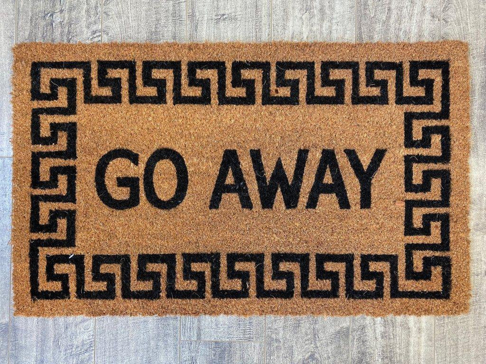 "Go Away" - Door Mat - Area Rug Shop